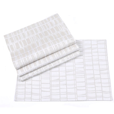 Fairland Polyester Plaid Rectangle Placemat