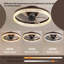20" Low Profile Ceiling Fan With Light & Remote, Dimmable Led, 6-Speed, Timing Reversible Blades, Crystal Ring Design