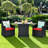 Saffian Rectangular 2 - Person 51'' Long Dining Set with Cushions