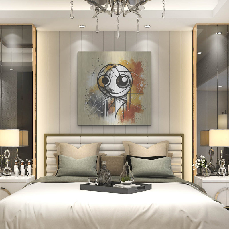 'Hello' by Rey Klimt Metal Wall Art, 36" H x 36" W