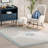Cecelia Polar Bear Kids Fringe Area Rug-1931075154