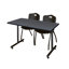 Table de formation en T Nick Nick, chaises empilables 2 M-51833536-32701888-32701884