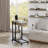 C Shaped End Table With Charging Station-806209865
