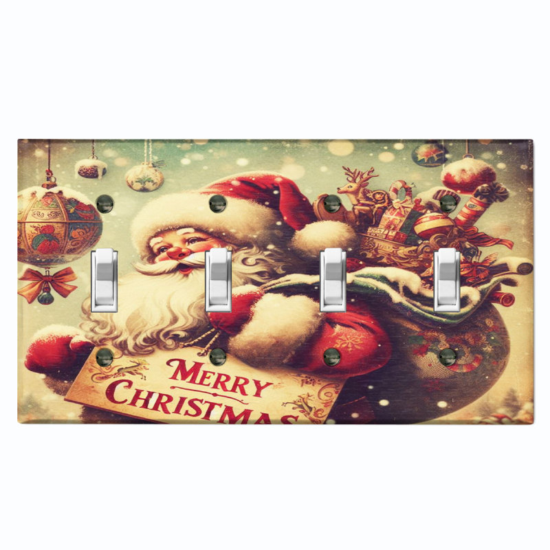 Merry Christmas Santa Claus Presents Nature