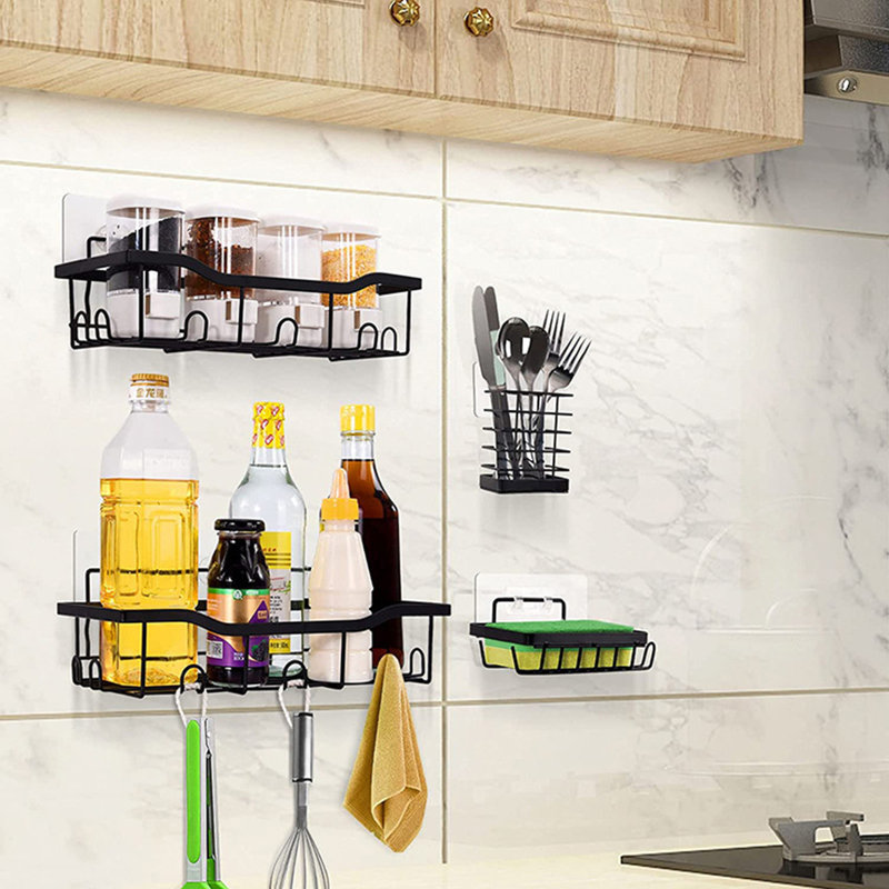 Tablettes murales de salle de bain Mangume