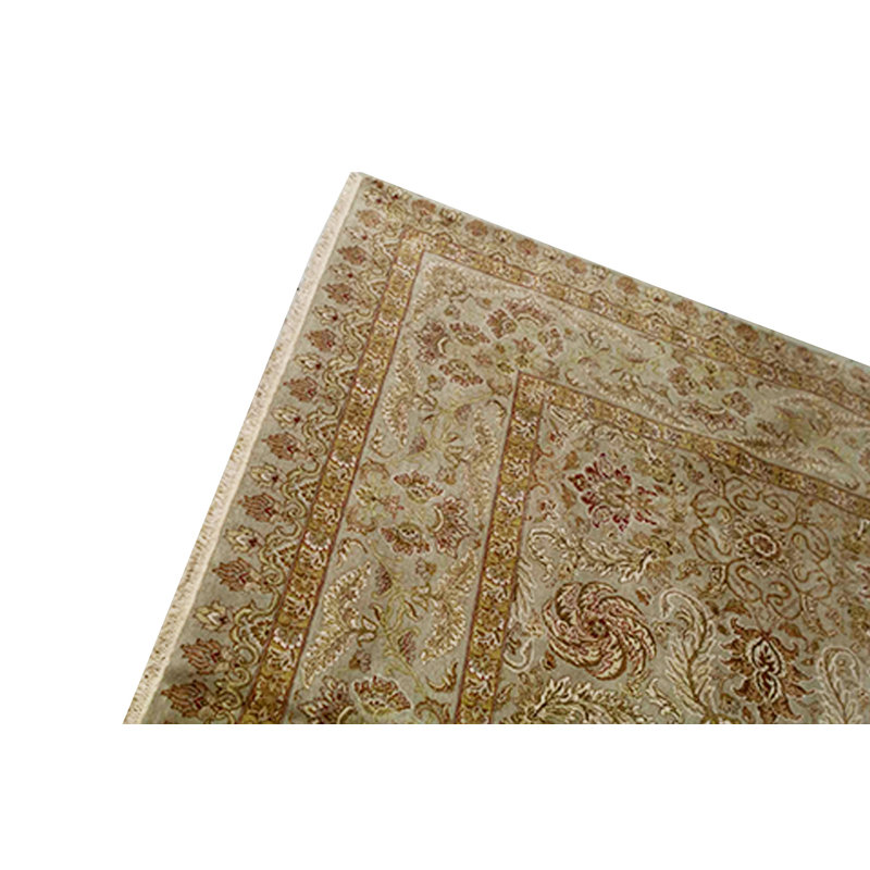 Wool Oriental Area Rug in Ivory