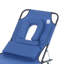 Méridienne réglable pour l'extérieur, bleu-1617376057