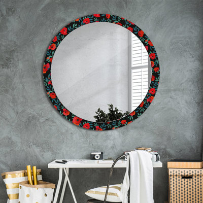 Huldar Glass Flat Wall Mirror