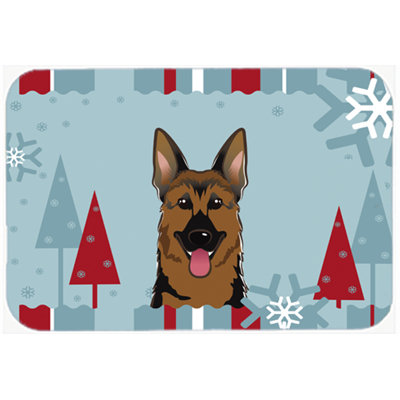 Tatig German Shepherd Glass Cutting Board