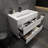 Albizu 35.5" Wall-Mounted Single Bathroom Vanity-69316030