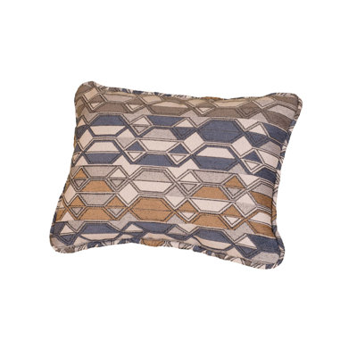Latitude Geometric Reversible Throw Pillow