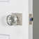 Viaggio Quadrato Rosette Single Dummy with Circolo Crystal Knob