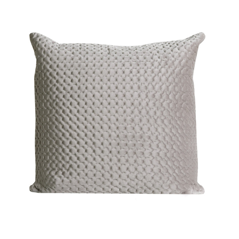 Nikolai Square Cushion Cover, Grey