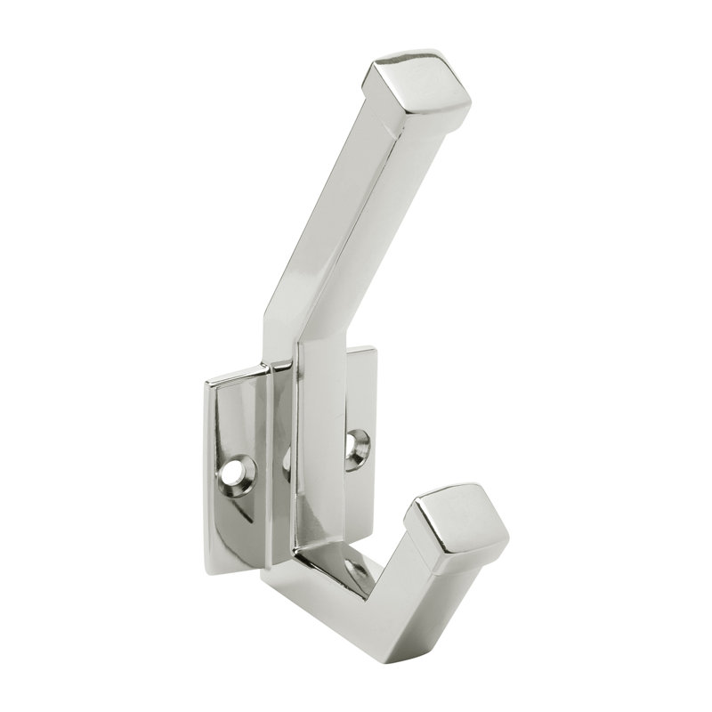 Coventry Collection Hook 1 Inch Center to Center, Polished Nickel