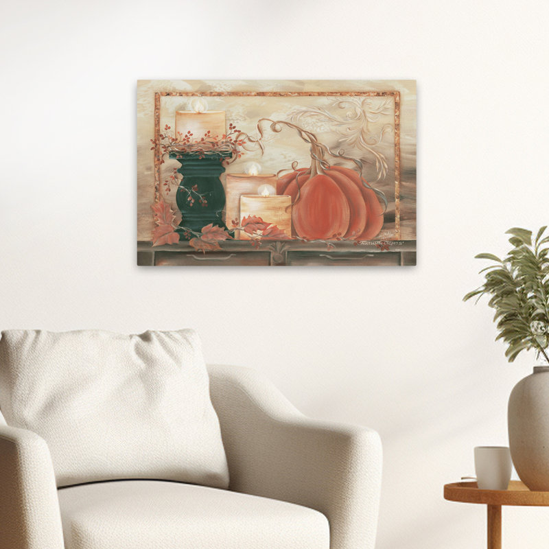 Lumières d'automne - Art contemporain d'automne, H 16 po x l 24 po