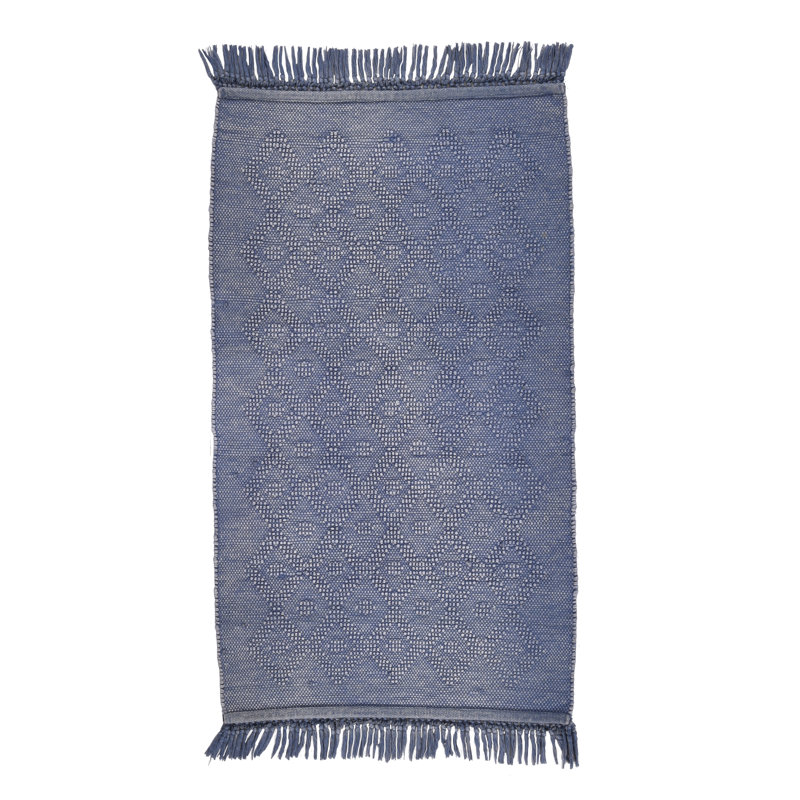 Bath Rug, 70cm W x 120cm L, Denim
