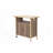 Outdoor Wicker Bar Cart