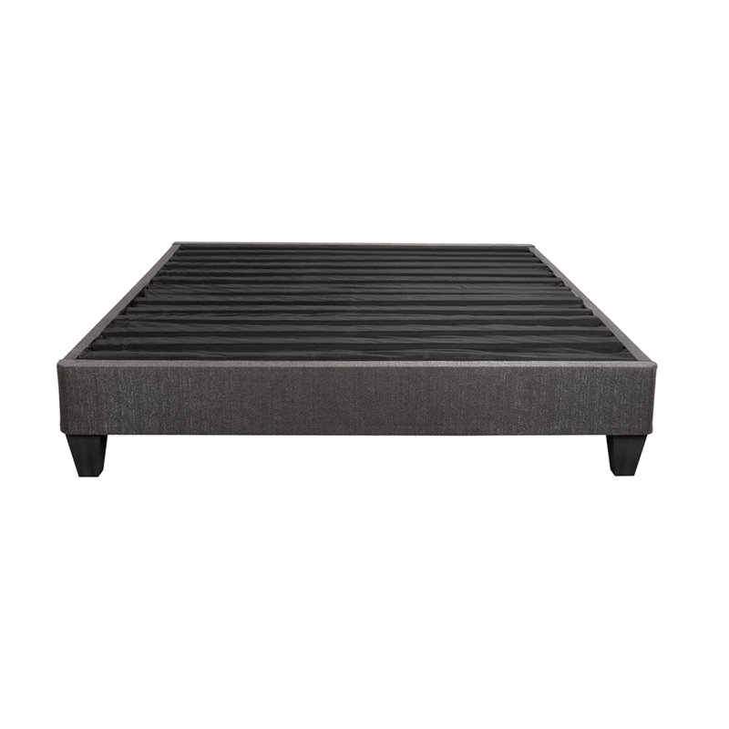 Lit plateforme tapissier, grand lit plateforme, base de lit tapissier, aucun sommier requis, Grand lit