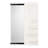  Modern Rubber Wood Wall Mounted Full Length Mirror with Sliding Panel and Adjustable Storage