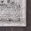 Tapis gris délavé à médaillons tissé à la machine de style traditionnel Fullwood-1034357714