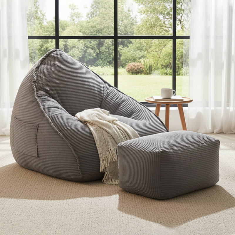 Corduroy, Grey