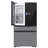 Samsung Bespoke 23 cu. ft. Counter Depth 4-Door French Door Refrigerator with AI Home & AI Vision Inside in Charcoal Glass and Fingerprint Resistant Stainless Steel