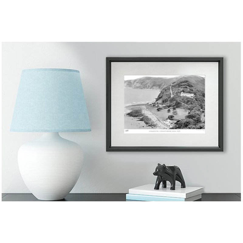 Lynmouth, Countisbury Hill 1929 1 Piece Single Picture Frame Wall Art, 40cm H x 50cm W x 2.3cm D
