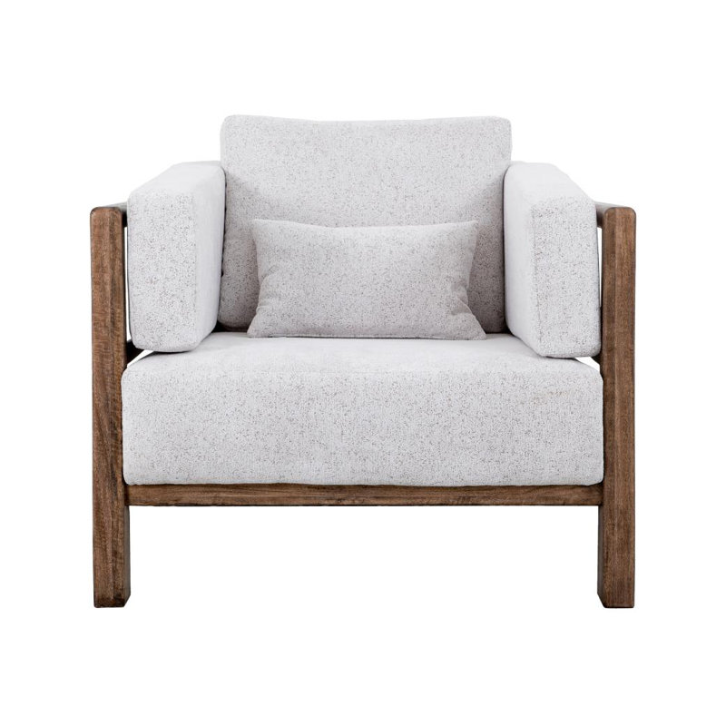 Structure et base en bois, fauteuil