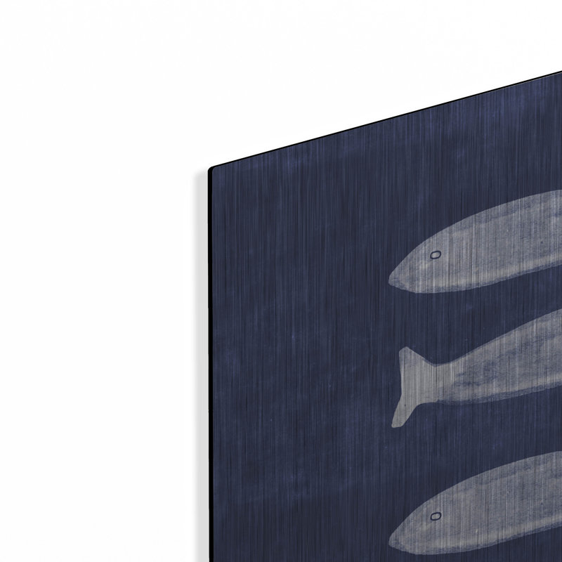«Indigo Fish» par Linda Woods, H 24 po x l 24 po