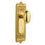 Egg & Dart Plate with Decorative Keyhole and Homestead Door Knob-94243347-94243338