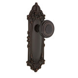 Victorian Plate with Deco Door Knob