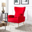 27' ' wide velvet armchair Mahith