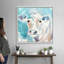 «Color Wash Cow», reproduction d'art sur toile-15190787-15190812