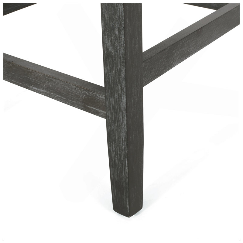 Ensemble de 2 tabourets de comptoir capitonnés contemporains en tissu, gris clair, Gris clair, Gris