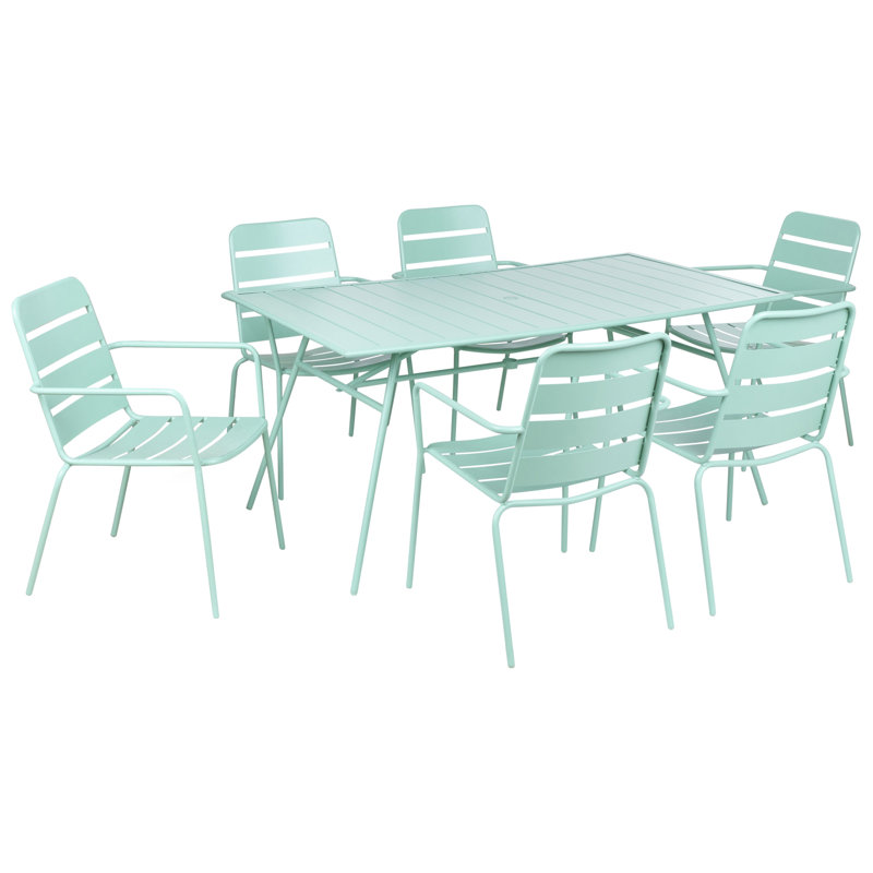 Caycee Patio Dining Set Table,
