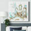 Toile tendue avec châssis bleu I-Premium Gallery - prêt à accrocher-1993082928