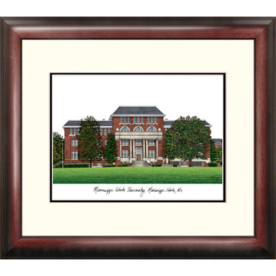 NCAA Alumnus Lithograph Framed Photographic Print