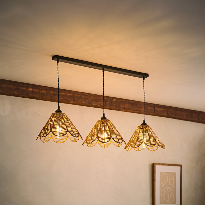 3 - Light Matte Black Pendant, Yes