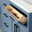 Meuble-lavabo autoportant à double cuve 60 po avec comptoir en pierre blanche et dosseret Bailey, noir mat-1490491467-1490491478-1573592312