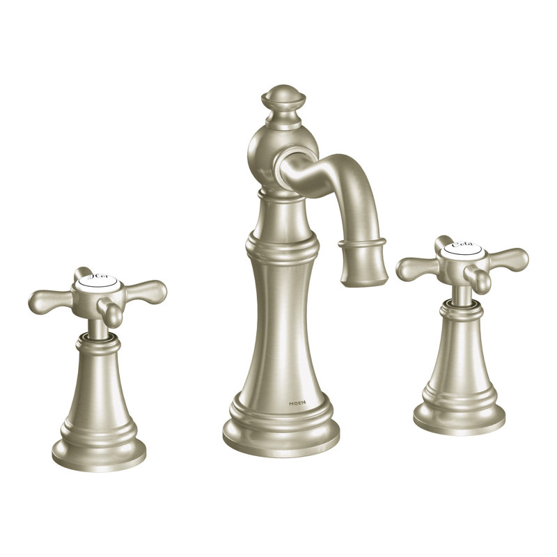 Weymouth 2H Widespread Trim & Valve, NL, Satin Nickel, Lever