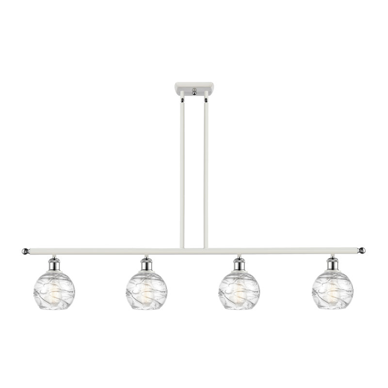 Cansler 4 - Light Kitchen Island Pendant, No Bulb Included, Polished Chrome