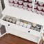 Armoire de rangement de 71 po avec comptoir pour four à micro-ondes