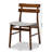 Katreina 17.7'' H Upholstered Walnut Side Chair-259666873