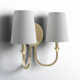 Ikenna 2 Light Dimmable Armed Sconce