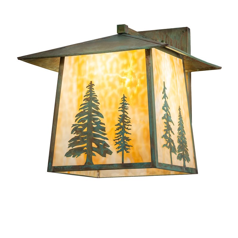 Applique à bras en laiton massif Stillwater, H 18,5 po x l 18 po x P 20 po