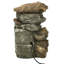Rock and Log Rustic Tabletop Fountain