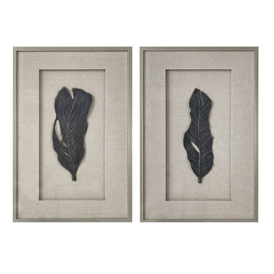 Shadows of Autumn, ensemble de 2 reproductions d'art encadrées