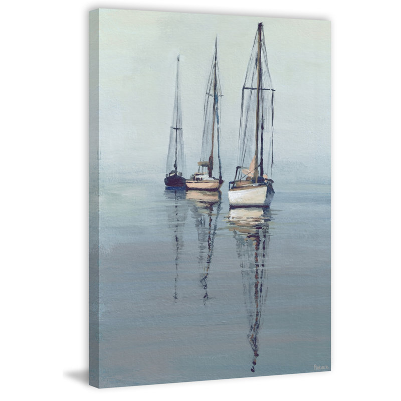 Sailing Free by Parvez Taj - Wrapped Canvas Painting, 30 cm H x 20 cm W