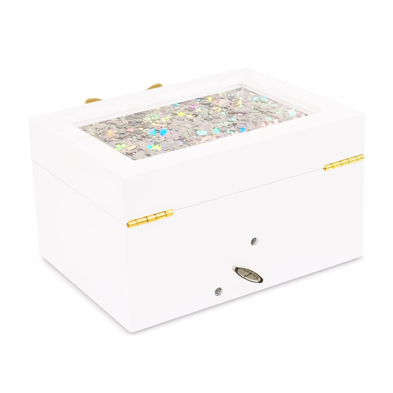 Boîte à bijoux pour filles, Blanc
