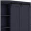 L'armoire d'entrée multifonctionnelle comporte des rails coulissants pour un grand espace de rangement, combinant astucieusement une unité de rangement avec un design d'entrée en forme d'arbre. Idéal pour les salons et les couloirs, bleu-533468527